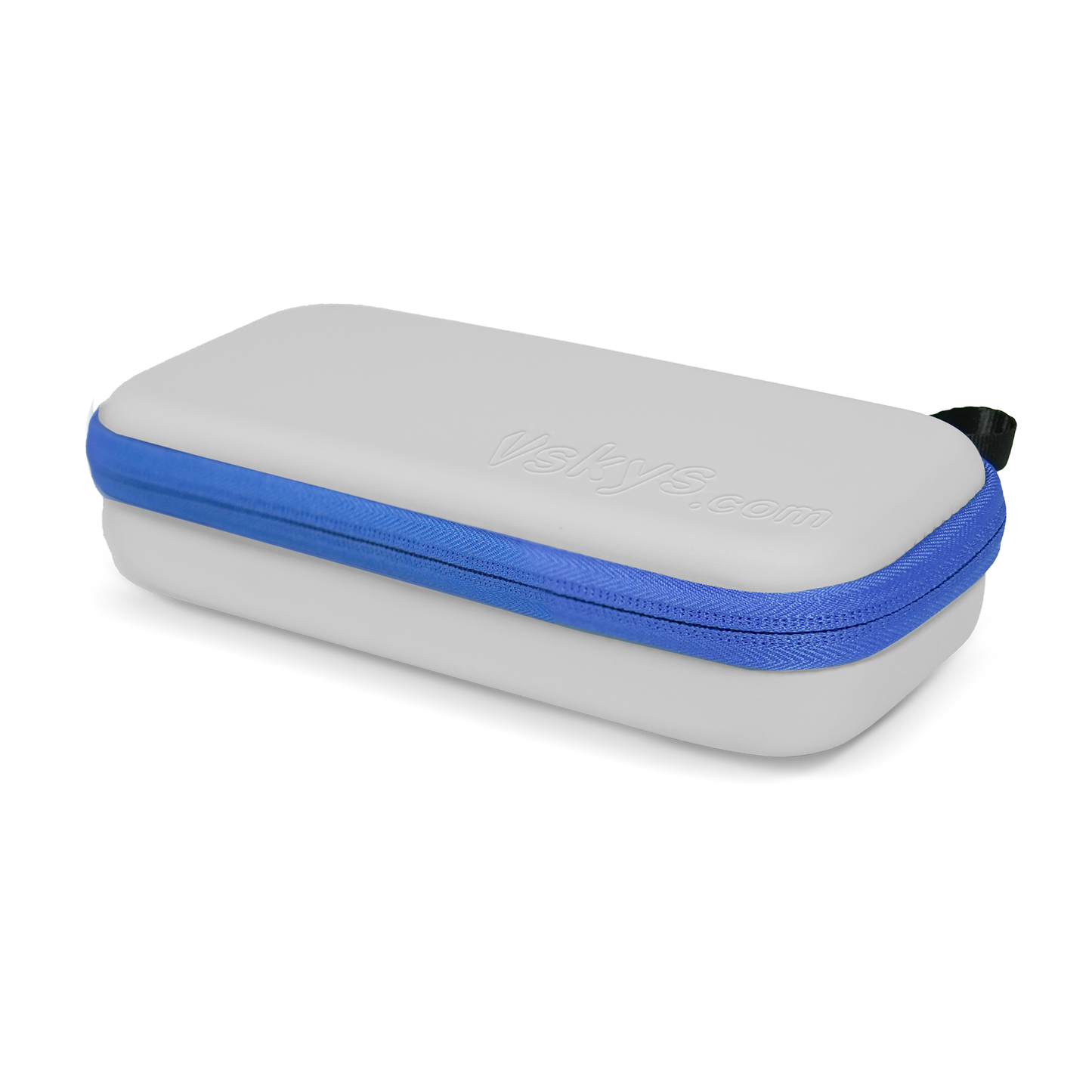 Portable Case for Portable Handheld Ultrasound White with blue zipper Vskys